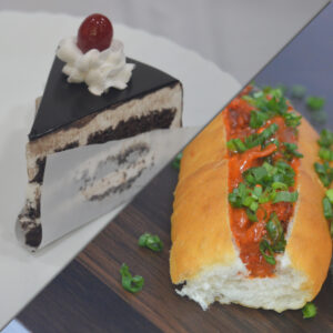 Chocolate-Pastry-+-Veg-Manchurian-Roll-(1-Piece)