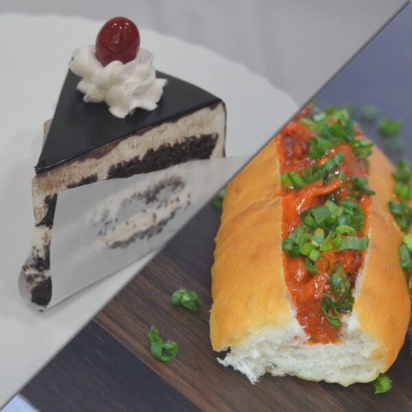 Chocolate-Pastry-+-Veg-Manchurian-Roll-(1-Piece)