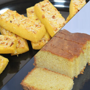 Pista-badam-&-Rawa-Cake