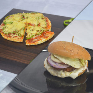 Veg-Pizza-&-Veg-Burger